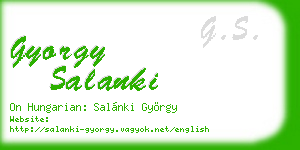 gyorgy salanki business card