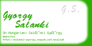 gyorgy salanki business card